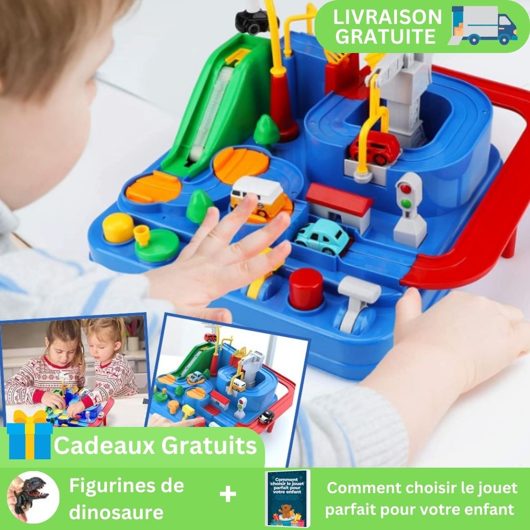 AdventureCircuit™ - Jeu d'aventure pour enfants | Ensembles de piste de voiture - Intelli Toys