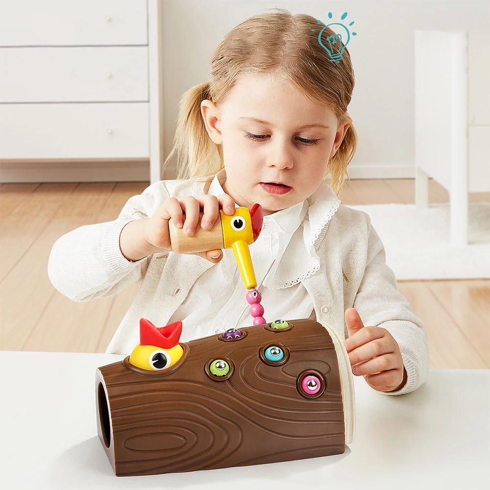 FeedingBird™-Jouets magnétique attrape-ver | Jeux enfants - Intelli Toys