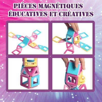 MagniForm™ - JEU ÉDUCATIF | BLOCS MAGNÉTIQUES - Intelli Toys