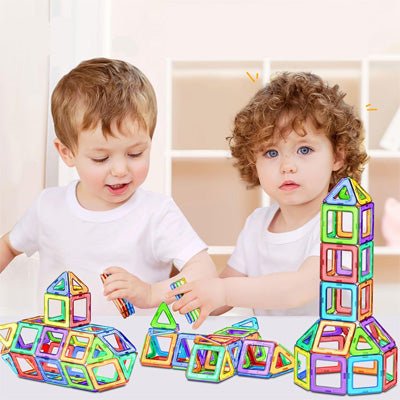 MagnoGenie™ - Jeu éducatif Magnitique Blocs - Intelli Toys