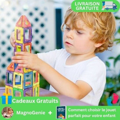 MagnoGenie™ - Jeu éducatif Magnitique Blocs - Intelli Toys