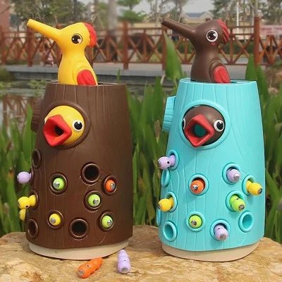 NourishBird™-Jouets magnétique attrape-ver | Jeux enfants - Intelli Toys